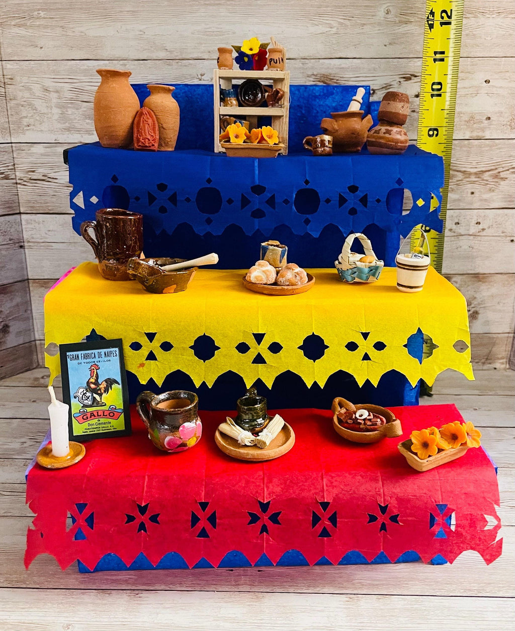 Altar de Ofrenda para Dia De Los Muertos Styrofoam Day of the Dead Offering Altar by Chica Mexico