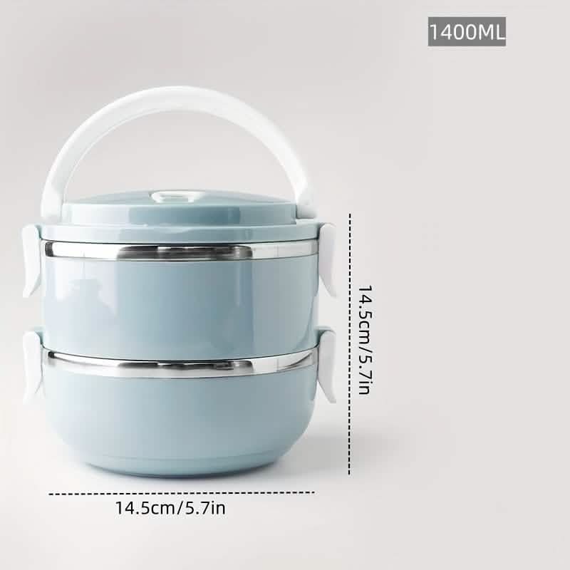 Stainless Steel Insulated Bento Lunch Box – 2/3/4 Layer by DailySale
