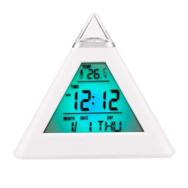 7 Color Changing LED Alarm Clock by DailySale