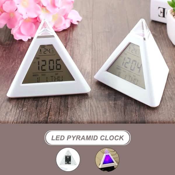 7 Color Changing LED Alarm Clock by DailySale