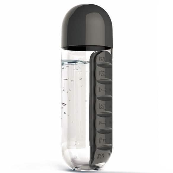 7-Day Pill Tablet Medicine Organizer Water Drink Bottle Holder Box by DailySale