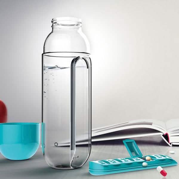 7-Day Pill Tablet Medicine Organizer Water Drink Bottle Holder Box by DailySale