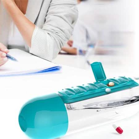 7-Day Pill Tablet Medicine Organizer Water Drink Bottle Holder Box by DailySale