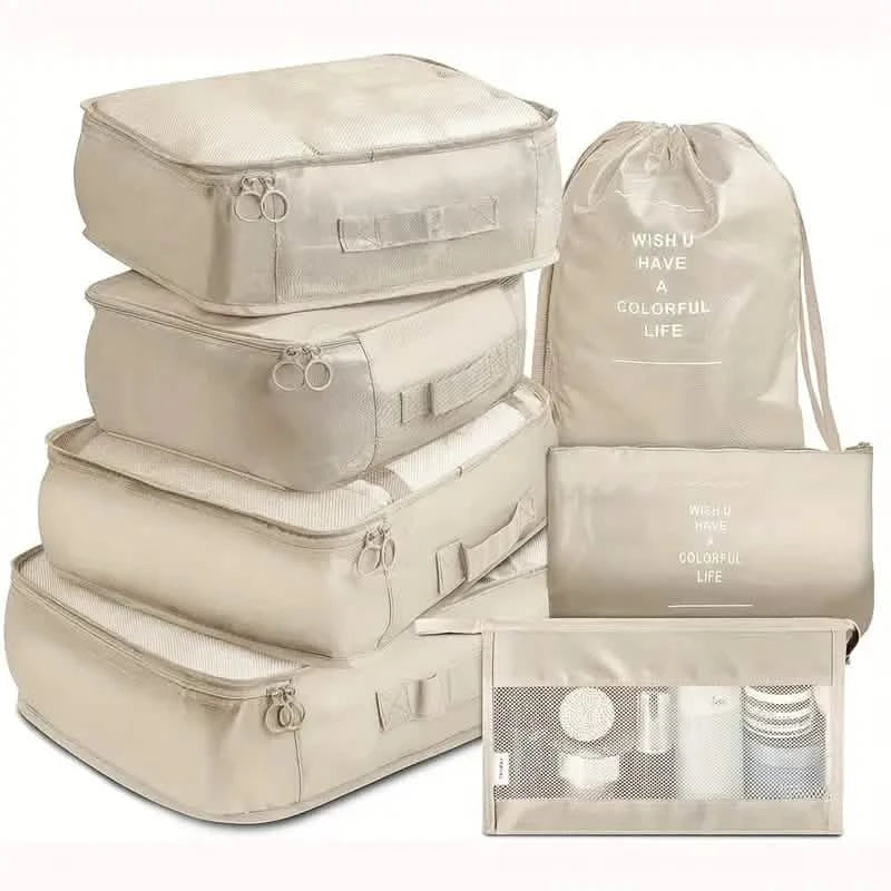7-Pieces: Travel Luggage Packing Organizers Set by DailySale
