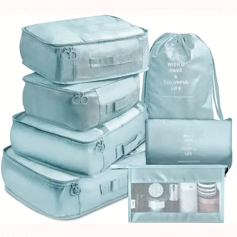 7-Pieces: Travel Luggage Packing Organizers Set by DailySale