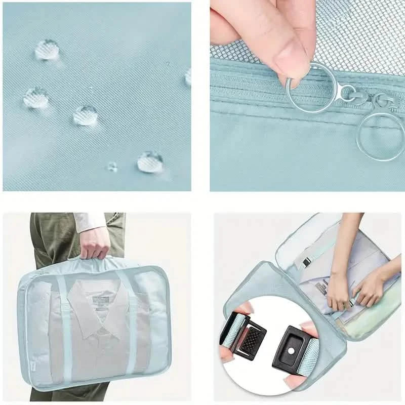 7-Pieces: Travel Luggage Packing Organizers Set by DailySale