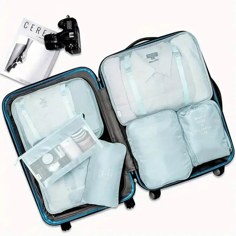 7-Pieces: Travel Luggage Packing Organizers Set by DailySale