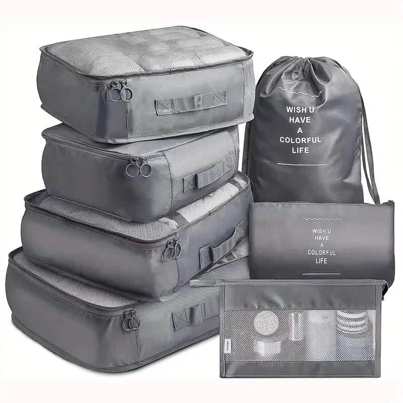 7-Pieces: Travel Luggage Packing Organizers Set by DailySale