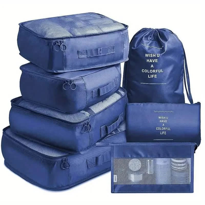 7-Pieces: Travel Luggage Packing Organizers Set by DailySale