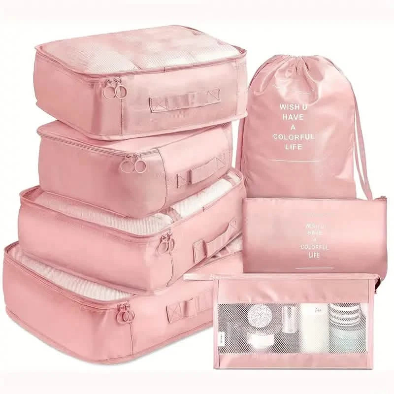 7-Pieces: Travel Luggage Packing Organizers Set by DailySale