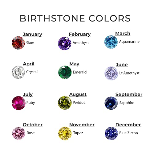 Grandma Necklace Birthstone, Grandkids Names Necklace, Nana Jewelry - Goddess Imports Marketplace