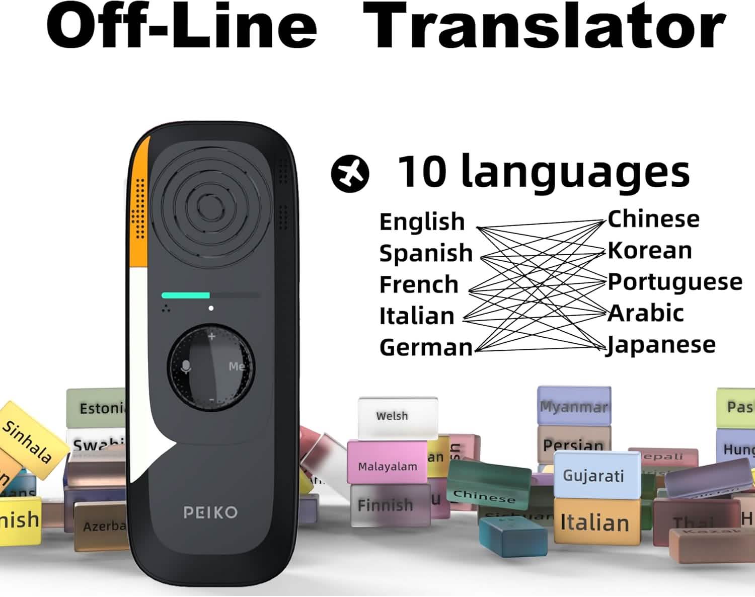 Portable Language Translator Device – 136 Languages by DailySale