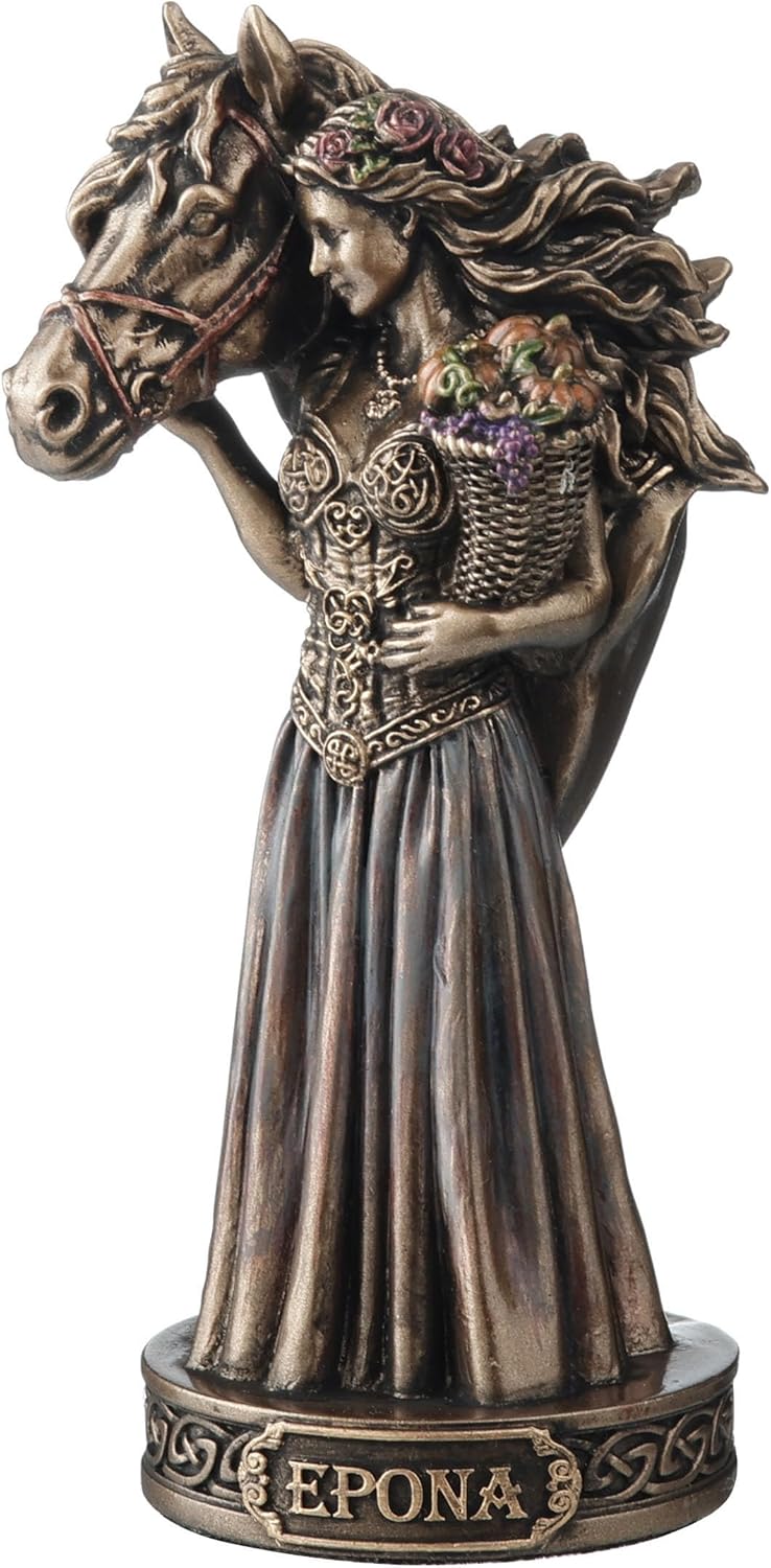 Epona the Celtic Goddess of Horses Figurine by FairyGlen Store