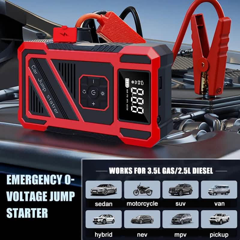 3000A 21V Car Jump Starter & 150PSI Tire Inflator 2-in-1 Portable Compressor by DailySale