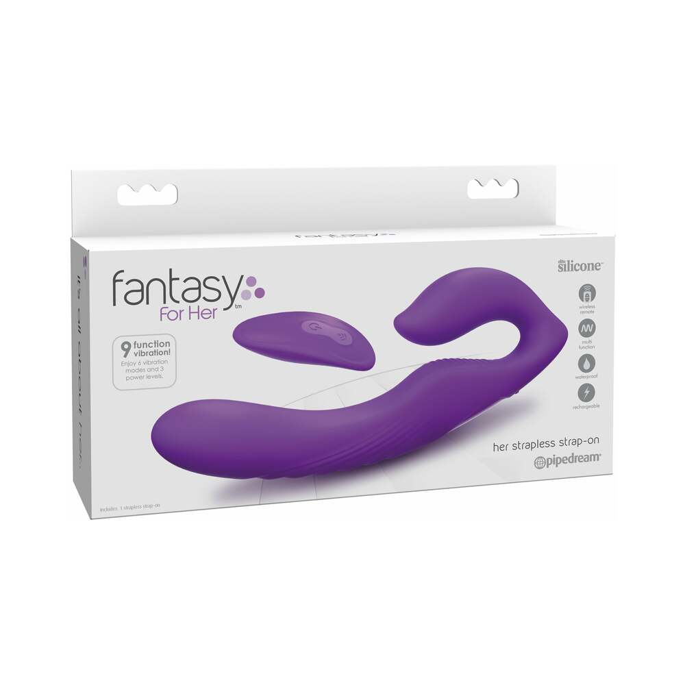 Pipedream Fantasy For Her Her Ultimate Strapless Strap-On Purple - Goddess Imports Marketplace