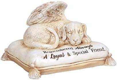 Dog Angel Urn by FairyGlen Store