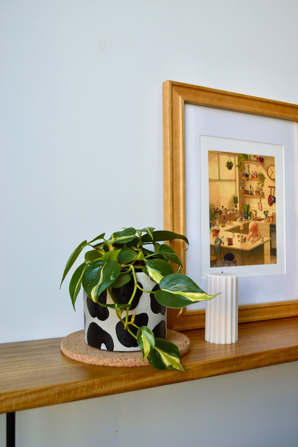 Handpainted Cow Planter | multiple sizes by Terra Cotta Botanical Boutique