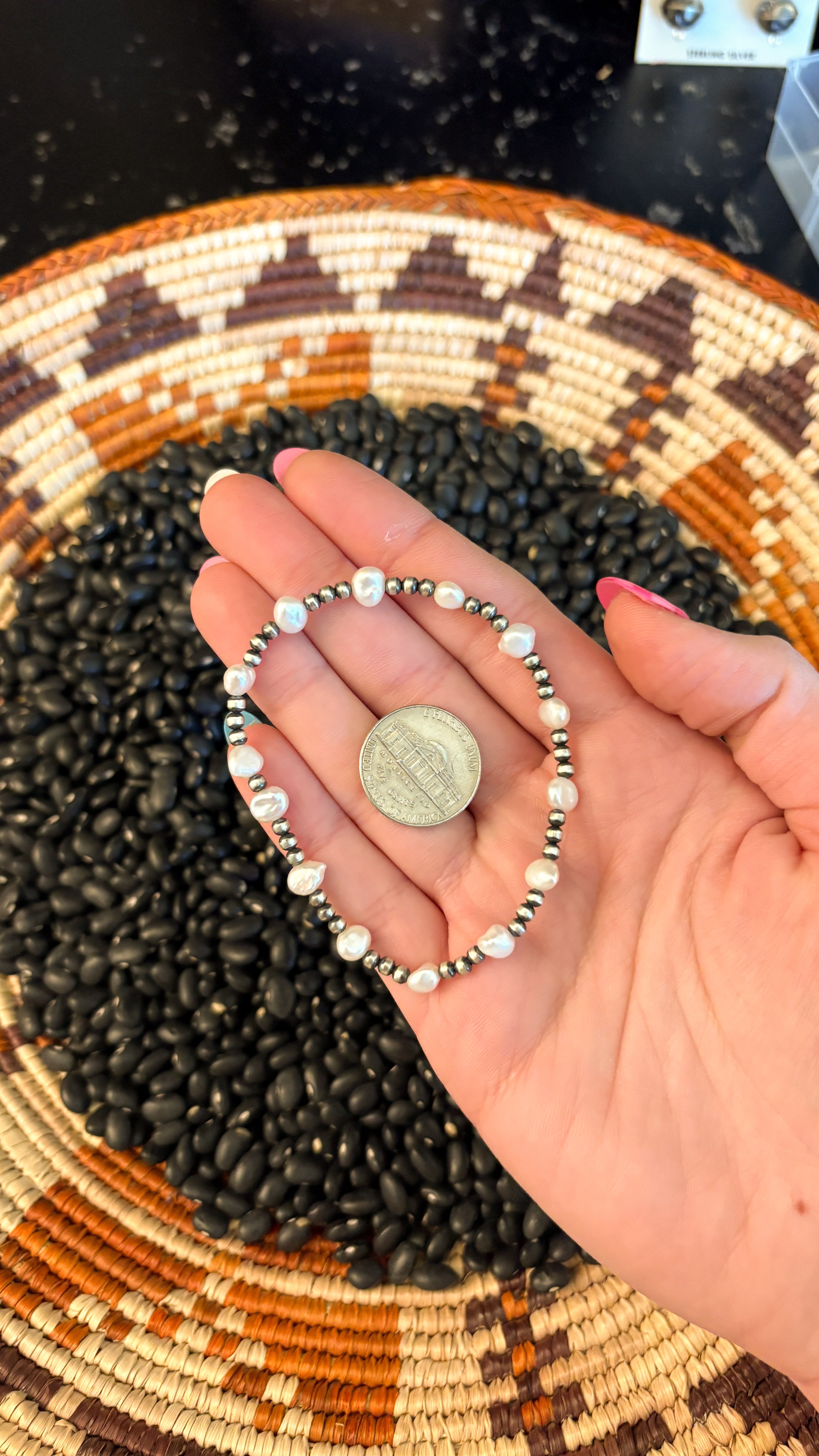 FRESHWATER PEARL STRETCH BRACELET by The Sterling Spur