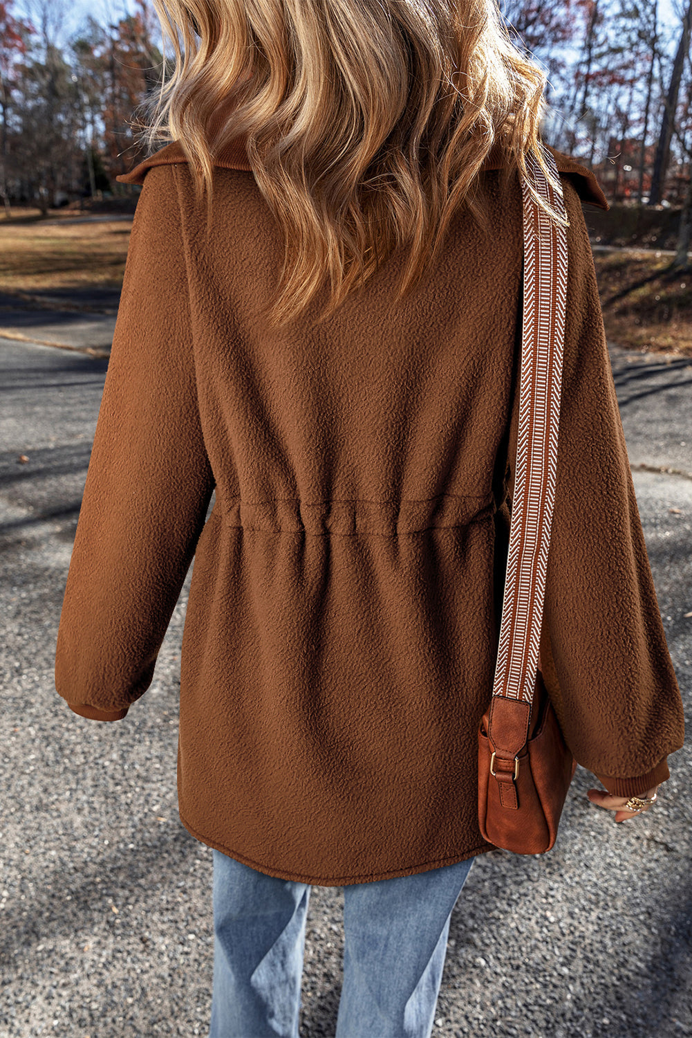Audrey Half Zip Fleece Pullover - Goddess Imports Marketplace