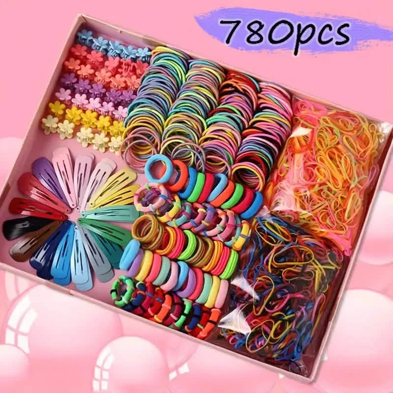 780-Pieces: Hair Accessories for Girls by DailySale