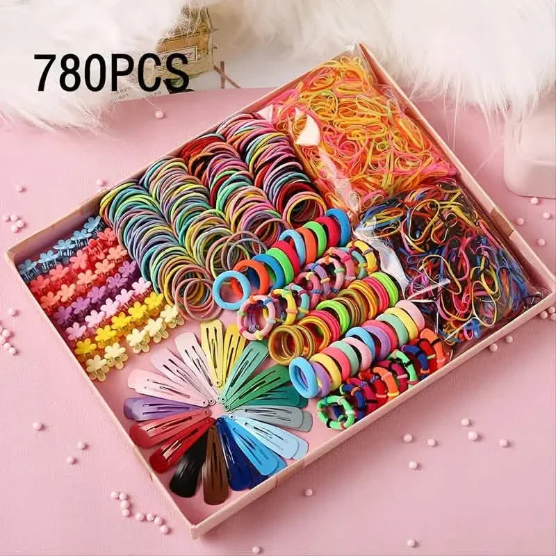 780-Pieces: Hair Accessories for Girls by DailySale
