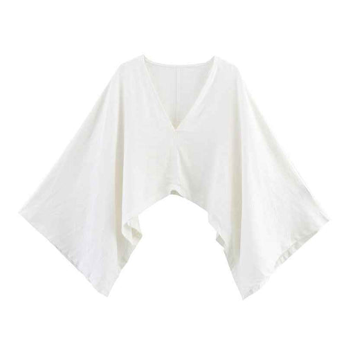 Asymmetric Linen Top Wide Leg Pants Two-piece Suit by Wild and Free Boutique