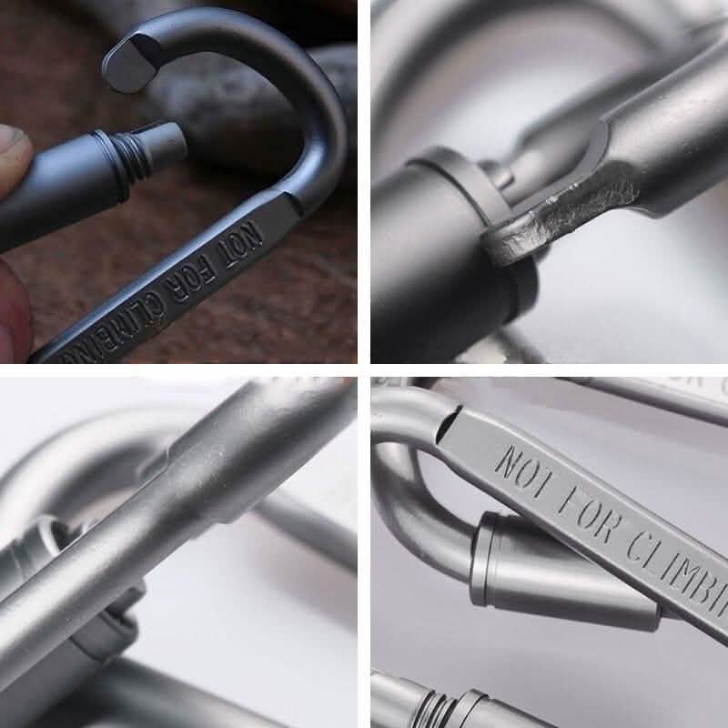 8-Pack: Aluminum Outdoor Carabiner by DailySale