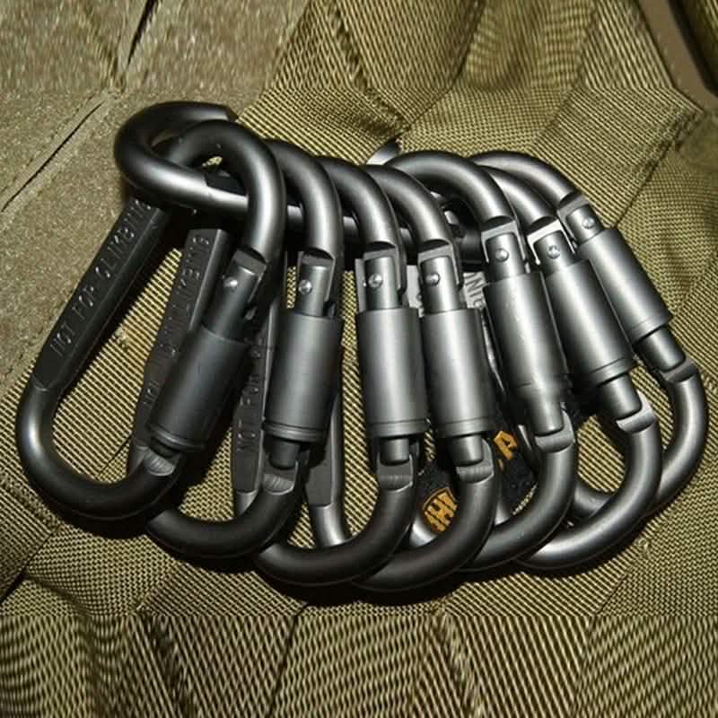 8-Pack: Aluminum Outdoor Carabiner by DailySale