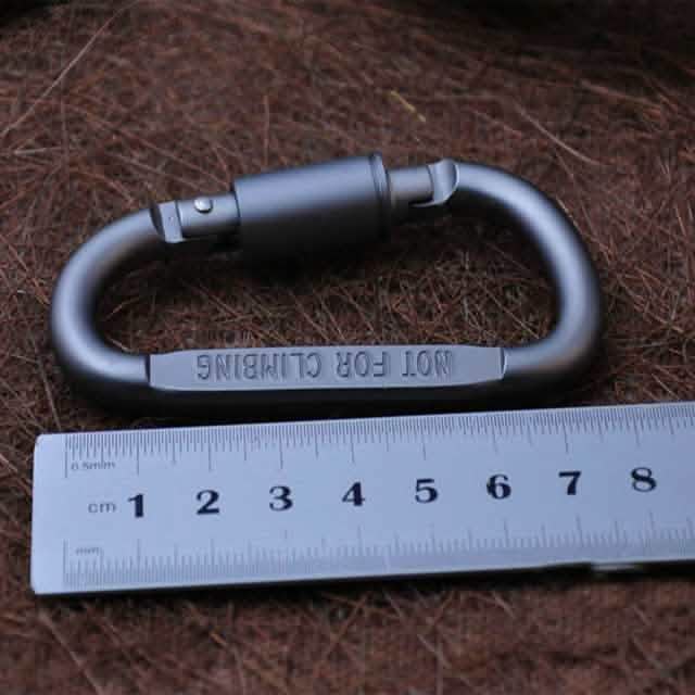 8-Pack: Aluminum Outdoor Carabiner by DailySale