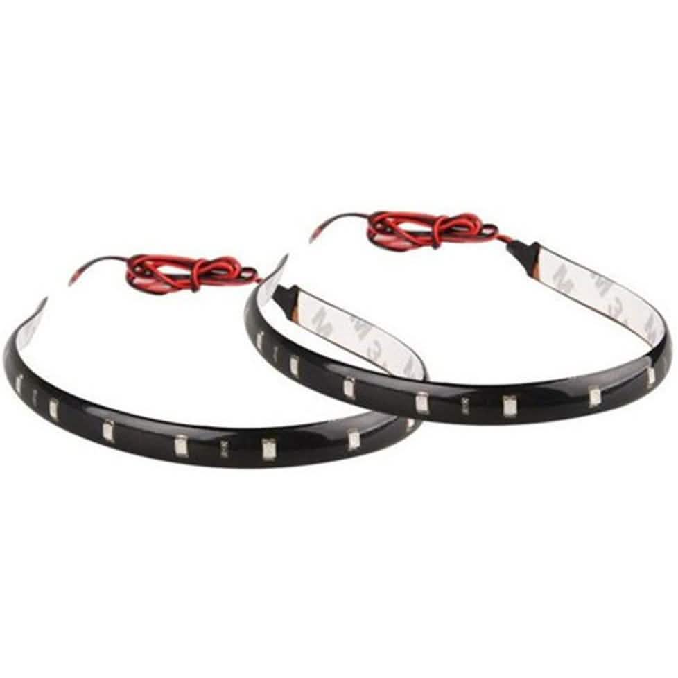 8-Piece: Flexible Waterproof LED Strip Light for Car by DailySale