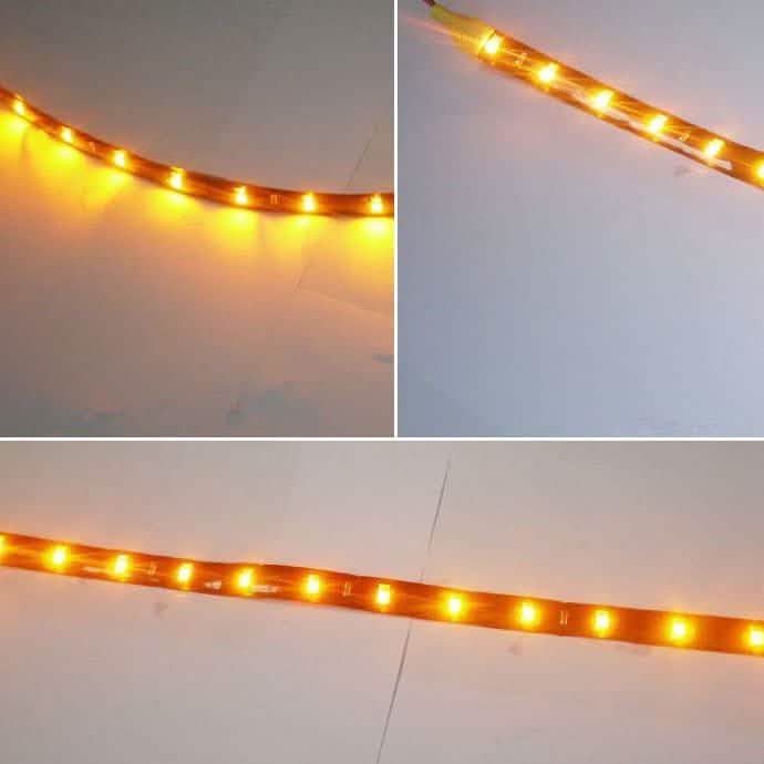8-Piece: Flexible Waterproof LED Strip Light for Car by DailySale