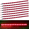8-Piece: Flexible Waterproof LED Strip Light for Car by DailySale