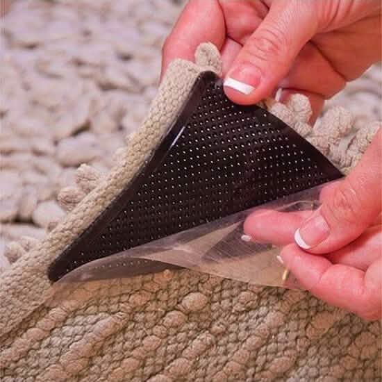 8 Piece: Non-Slip Silicone Mat Grippers by DailySale