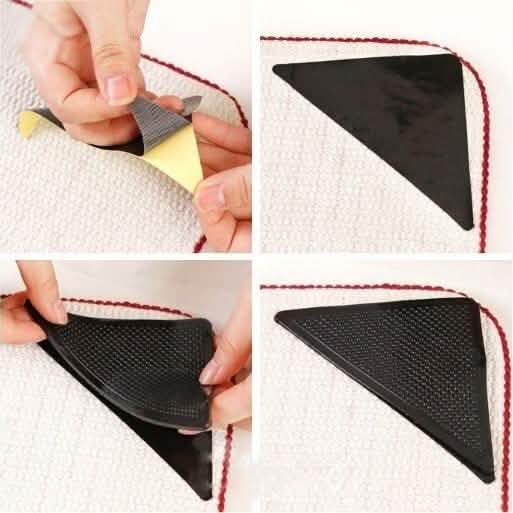 8 Piece: Non-Slip Silicone Mat Grippers by DailySale