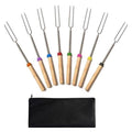 8-Piece Set: Marshmallow Roasting Sticks with Wooden Handle by DailySale