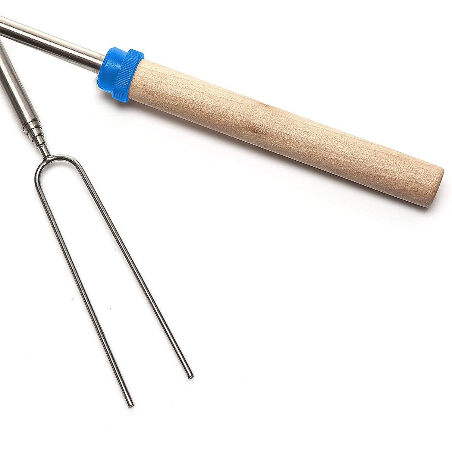 8-Piece Set: Marshmallow Roasting Sticks with Wooden Handle by DailySale