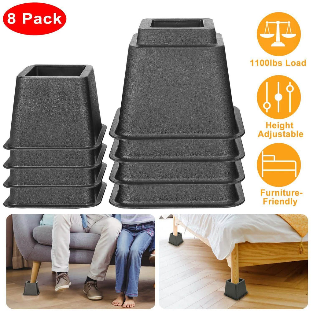 8-Pieces: Furniture Risers by DailySale