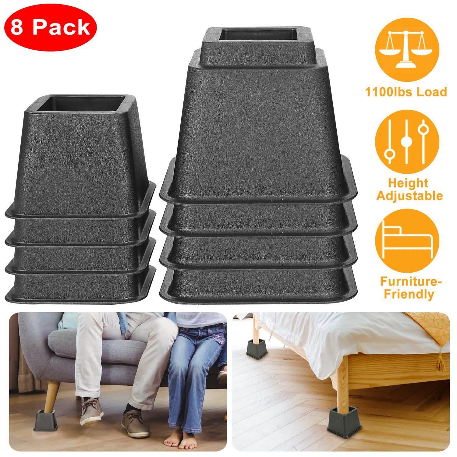 8-Pieces: Furniture Risers by DailySale