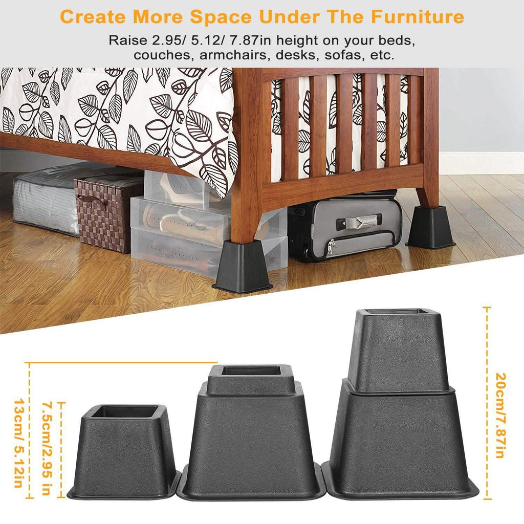 8-Pieces: Furniture Risers by DailySale