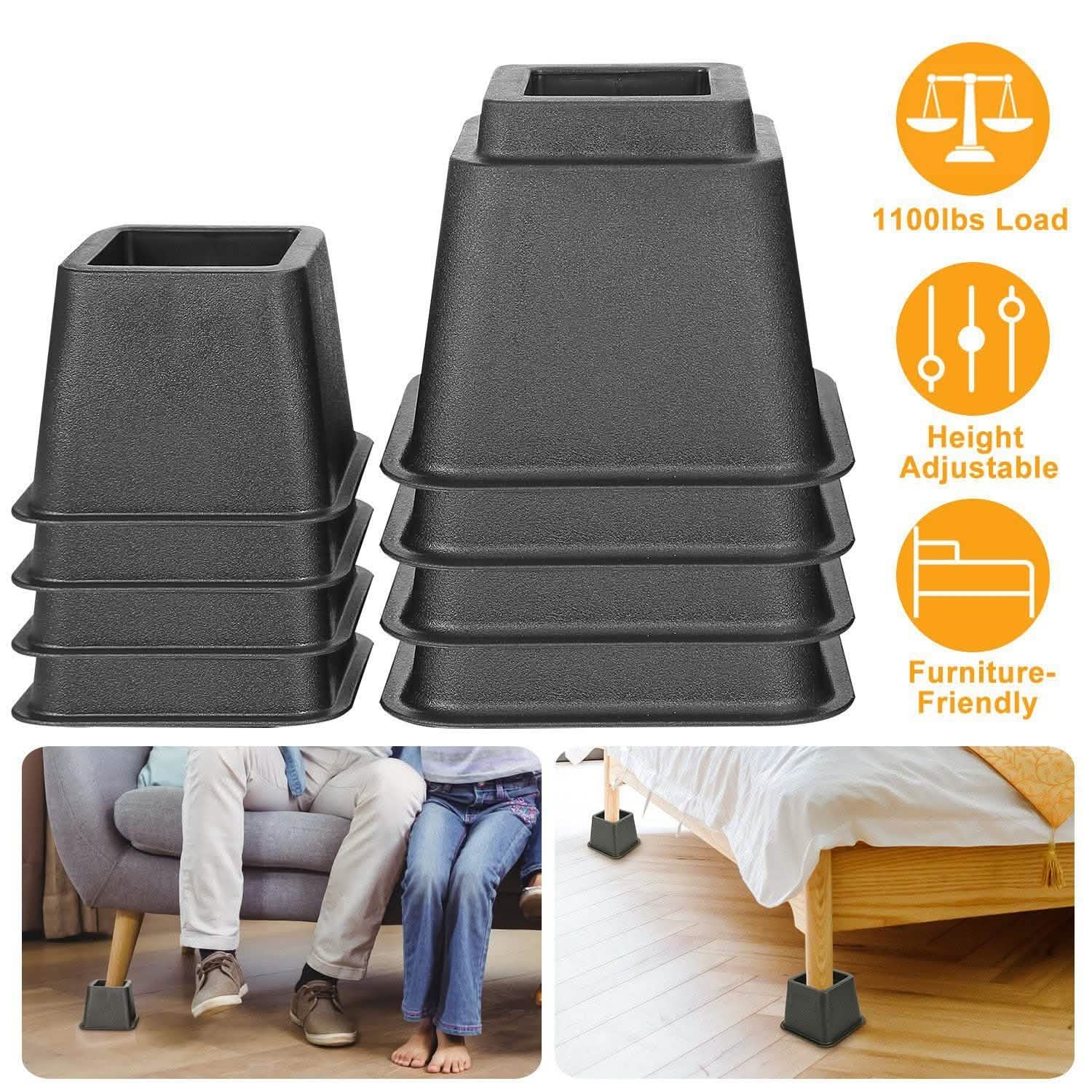 8-Pieces: Furniture Risers by DailySale