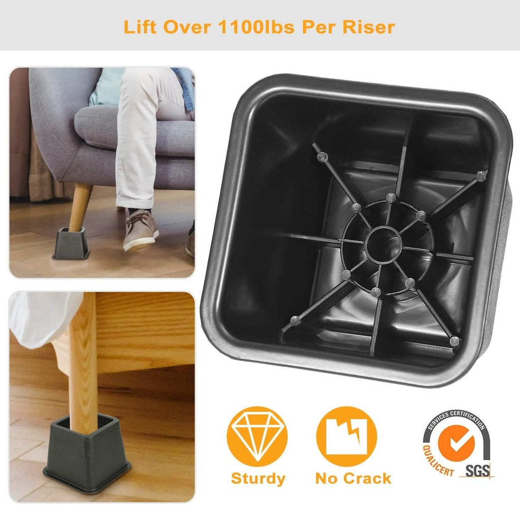 8-Pieces: Furniture Risers by DailySale