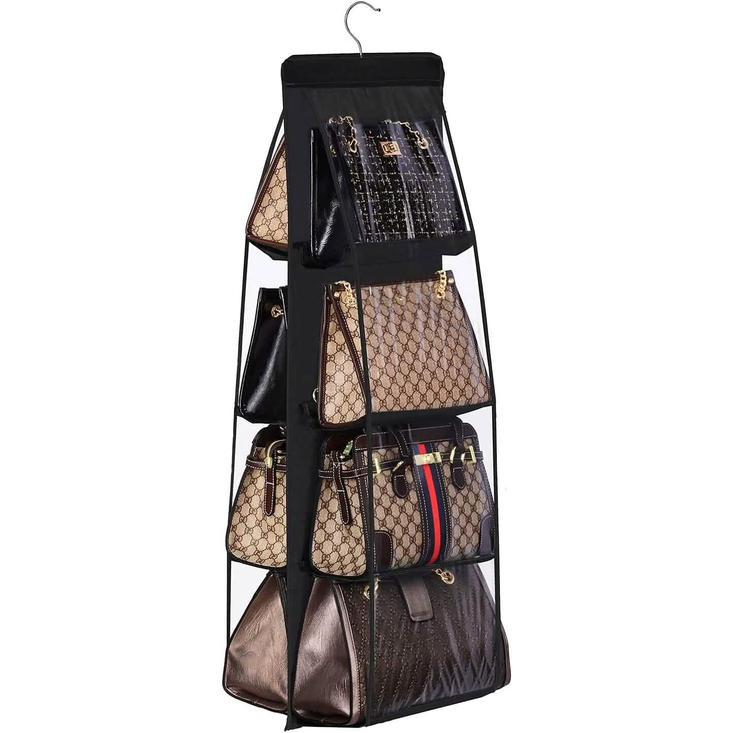 8 Pocket Hanging Purse Organizer Handbag Storage Hanger by DailySale