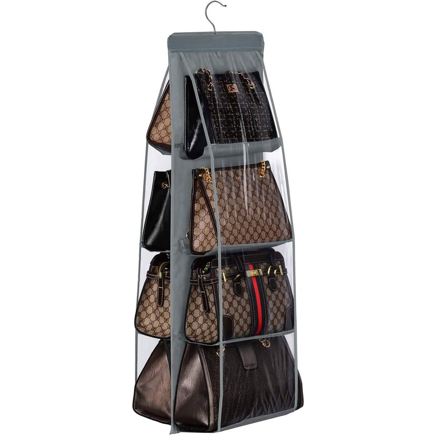 8 Pocket Hanging Purse Organizer Handbag Storage Hanger by DailySale