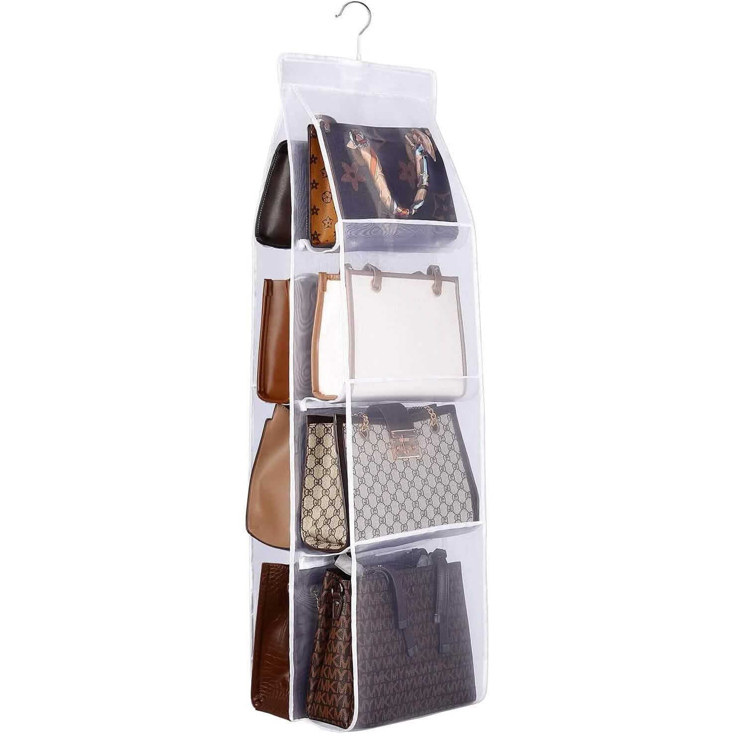 8 Pocket Hanging Purse Organizer Handbag Storage Hanger by DailySale