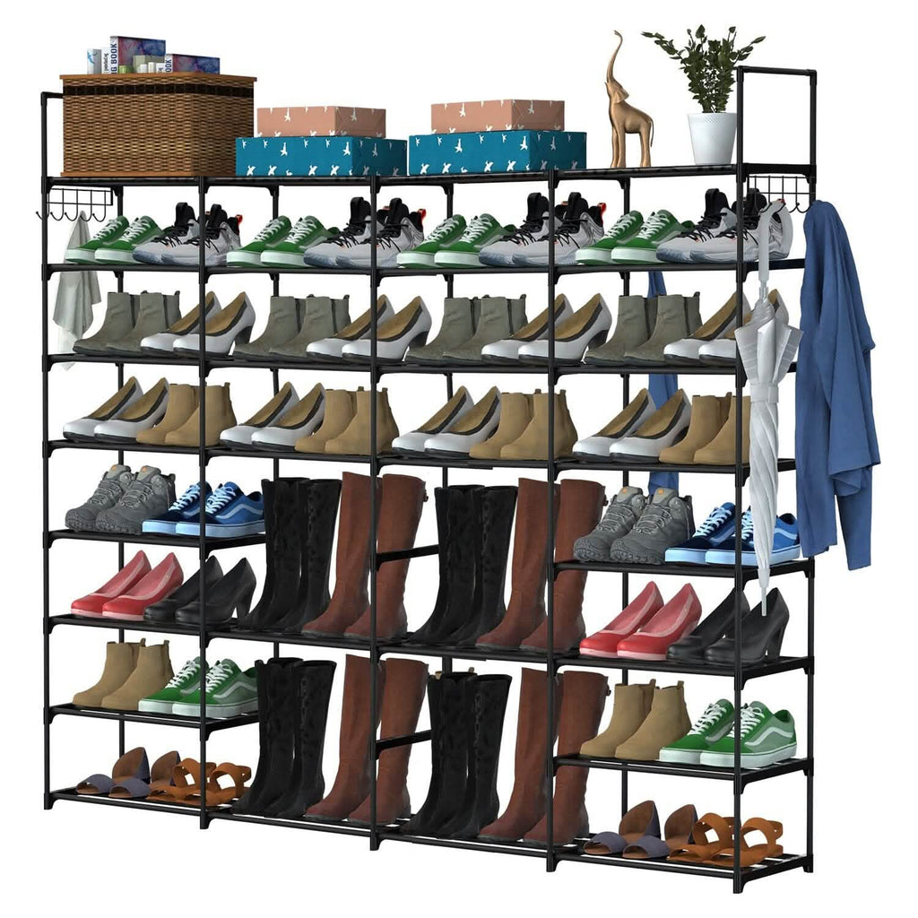 8-Tier Shoe Rack Metal Shoe Storage Shelf by DailySale