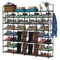 8-Tier Shoe Rack Metal Shoe Storage Shelf by DailySale