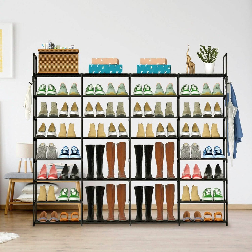 8-Tier Shoe Rack Metal Shoe Storage Shelf by DailySale