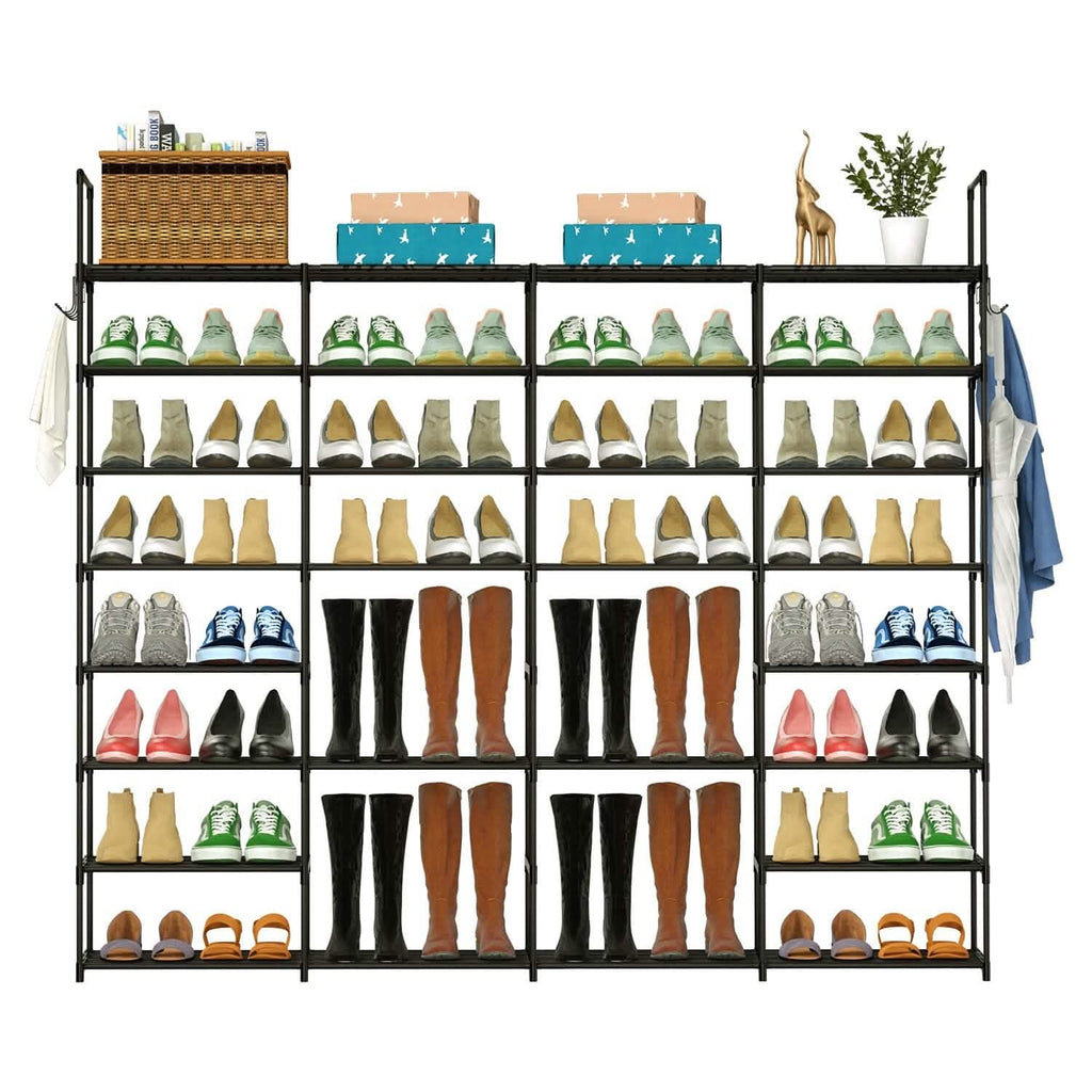 8-Tier Shoe Rack Metal Shoe Storage Shelf by DailySale