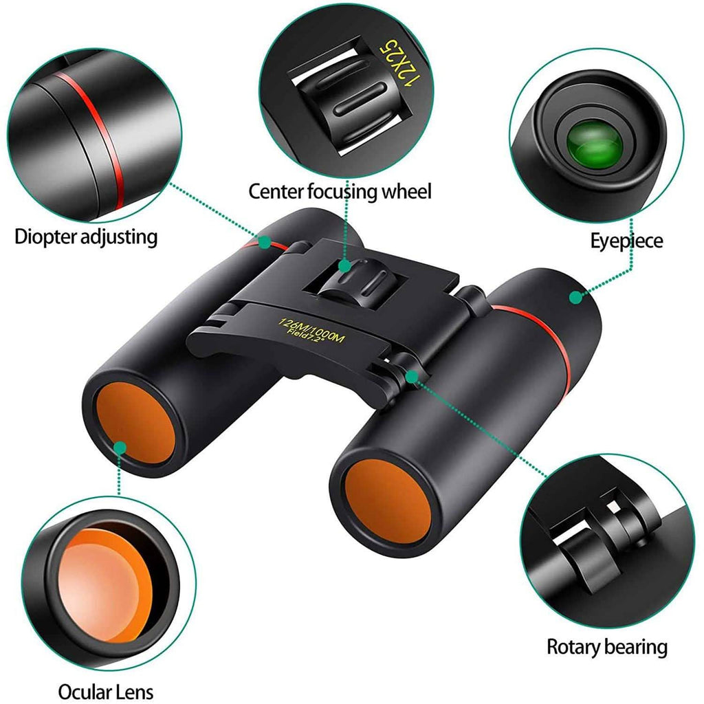 8 x 21 Small Pocket Binoculars Compact by DailySale