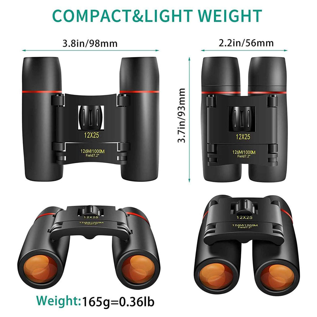 8 x 21 Small Pocket Binoculars Compact by DailySale
